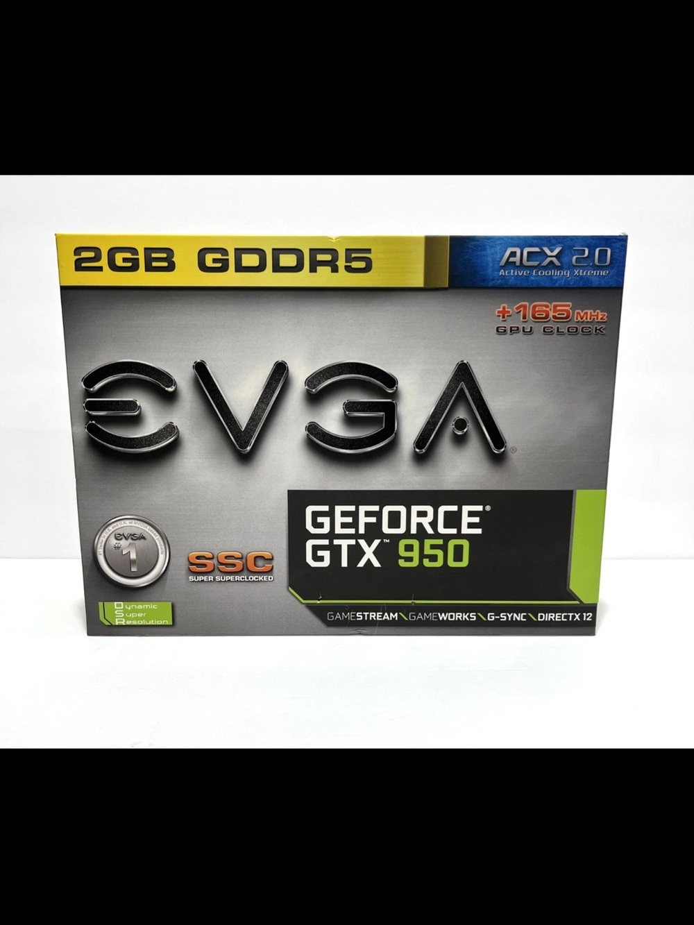 EVGA NVIDIA GeForce GTX 950 SSC 2GB GDDR5 Graphics Gaming Card GPU ACX 2.0+